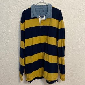 Men's double XL, collared, long sleeve shirt